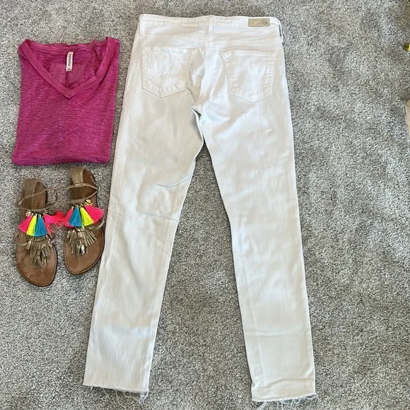 AG The Stevie Ankle in White - Picture 7 of 9